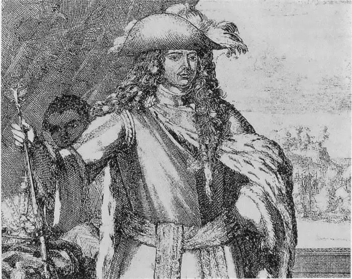 Петр I с арапчонком Гравюра А Шхонебека 1705 г Царь Петр Алексеевич - фото 9
