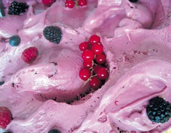 Черничное мороженое Шоколадное мороженое с медом и фисташками Мороженое с - фото 12