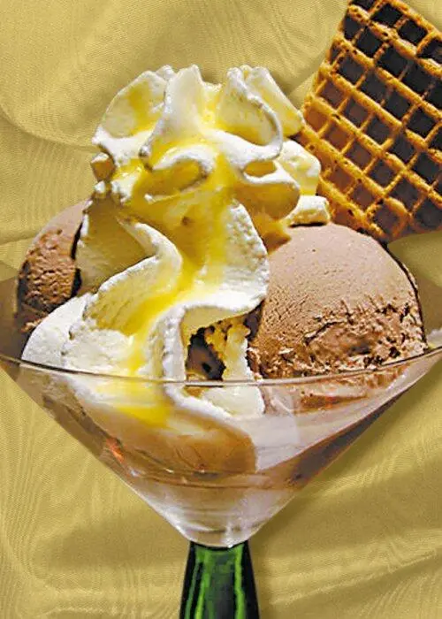 Вафли с мороженым Салат фруктовый с мороженым Тортмороженое с шоколадом - фото 27