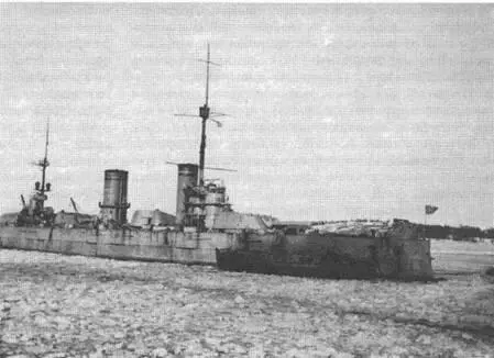 Петропавловск во льдах Гельсингфорса 19151916 гг Фото С П Славинского - фото 48