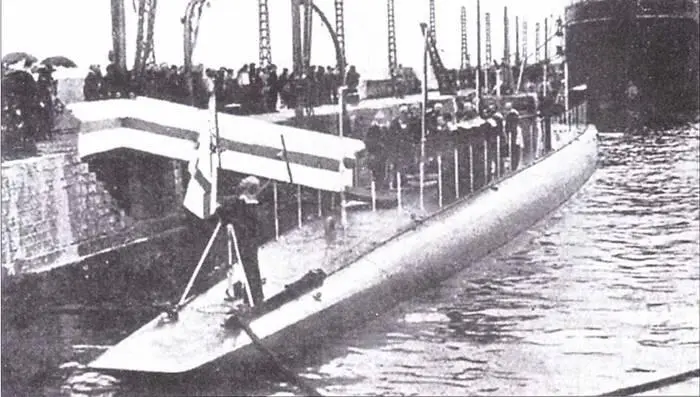 Российская подводная лодка Святой Георгий 1917 г Подводная лодка Лосось - фото 34