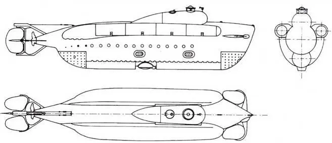 Итальянская миниатюрная сверхмалая лодка тип СА СА3 и СА4 1943 г - фото 80