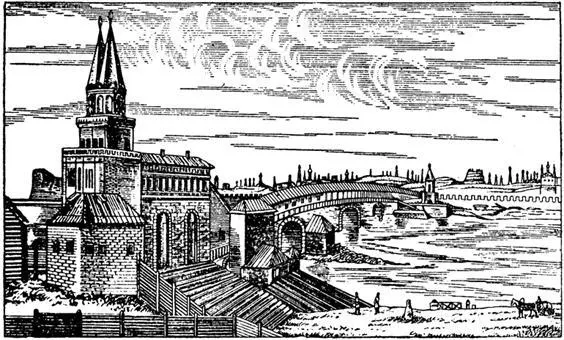 Восьмое чудо света Большой Каменный мост на Москвереке построенный в 1687 - фото 13