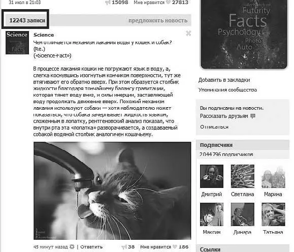 Рис 101 2 После этого у вас откроется отдельно стена сообщества цифры в - фото 101