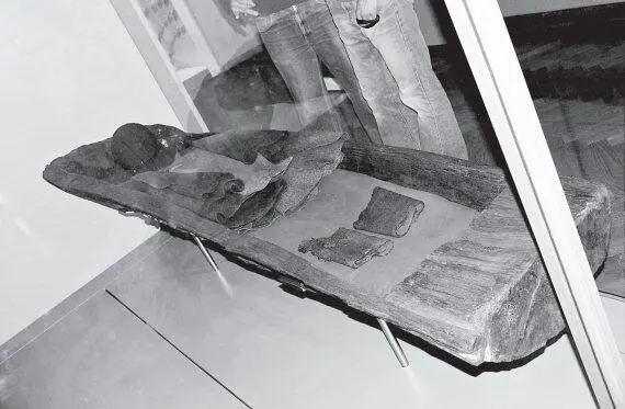 Рис 710 Старинное захоронение в деревянной колоде Дания Копенгаген - фото 287