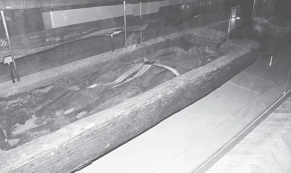 Рис 711 Старинное захоронение в деревянной колоде Дания Копенгаген - фото 288