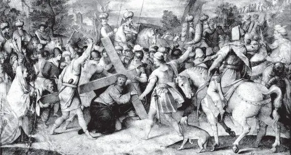 Рис 810 Крестный ход Христа на Голгофу Фламандская картина XVI века - фото 326