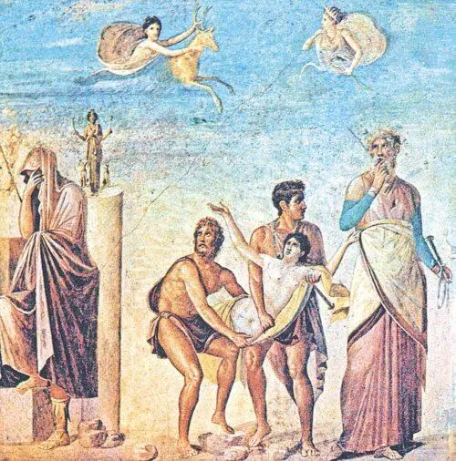 Жертвоприношение Ифигении Фреска из дома Трагического поэта в Помпеях Якобы I - фото 431