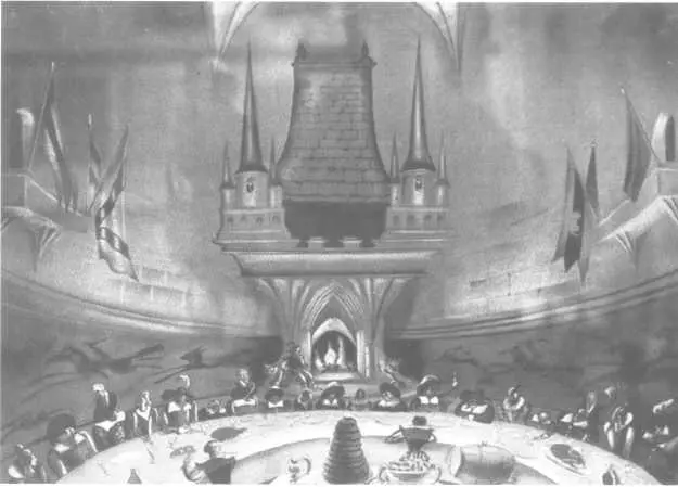 Н П Акимов Эскизы декораций кф Золушка 1946 г Собрание А Н Юнгер - фото 87