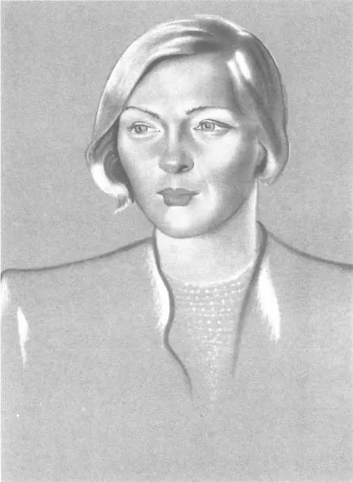 Н П Акимов Ольга Берггольц 1947 г Е Шварц с Н Альтманом справа 1947 - фото 92