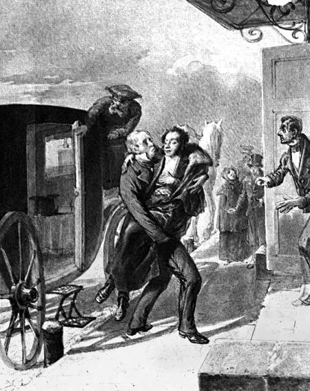 П Ф Борель Возвращение Пушкина с дуэли 1885 г Т Райт AC Пушкин - фото 1