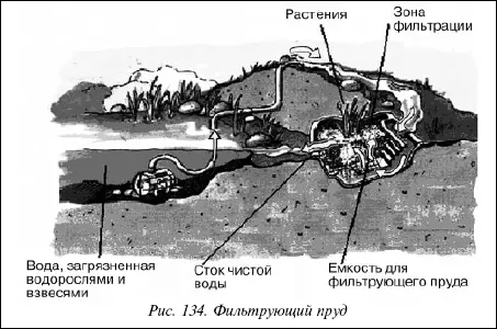 Рис 134 Фильтрующий пруд Водопад Для пруда свободных очертаний - фото 221