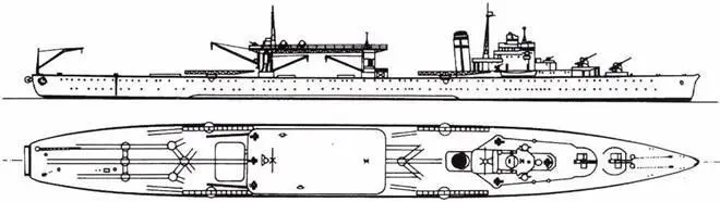 В варианте транспорта 1938 В варианте авианосца 1944 4 августа И53 - фото 34