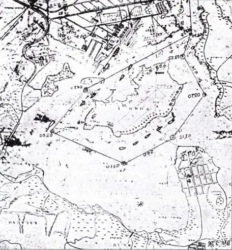 Карта обнаруженная на японской сверхмилой подводной лодке Японская - фото 61