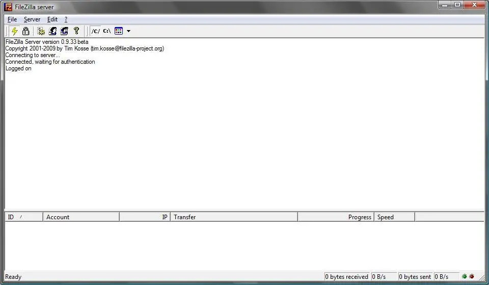 Рис 810FileZilla Server Interface Первым делом следует изменить пароль - фото 146