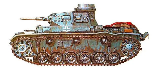 PzIII AusfF 1й танковый полк 1й танковой дивизии Франция май 1940 года - фото 68