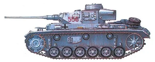 PzIII AusfJ Моторизованная дивизия СС Лейбштандарт СС Адольф Гитлер - фото 73