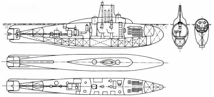 Сверхмалая немецкая экспериментальная подводная лодка VS80 Когда же первые - фото 60