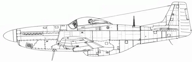 P51D20NA 3й производственный блок P51D25NA с ракетами HVAR прицелом - фото 120