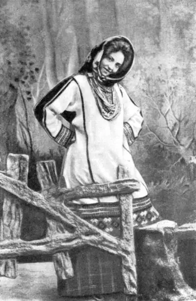 Актриса ВФ Комиссаржевская в роли Вари в пьесе Дикарка 1880 г Творческое - фото 82