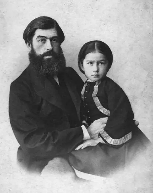 Дмитрий Дмитриевич Благово с дочкой Верой Середина 1860х гг Однако Синод - фото 75