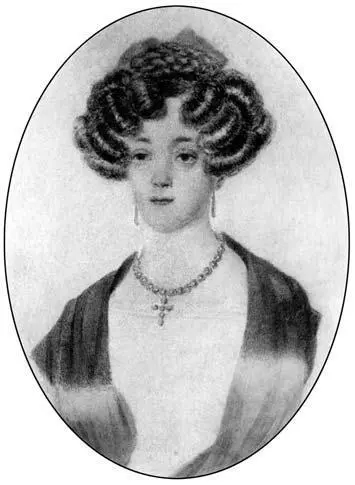 Екатерина Николаевна Гончарова Неизв худ Конец 1820х начало 1830х гг - фото 159