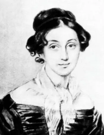 АА Оленина Акварель ПФ Соколова 1825 г Весной 1828 года Пушкин серьёзно - фото 55