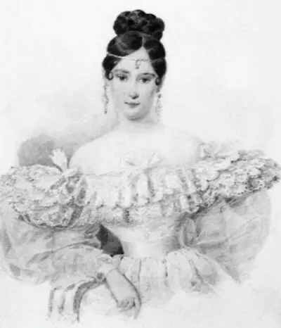 НН Пушкина урождённая Гончарова Акварель АП Брюллова 1831 г - фото 58
