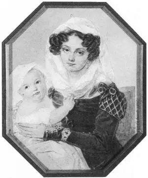 МН Волконская Акварель ПФ Соколова 1826 г ПВ Анненков и вслед за ним - фото 61