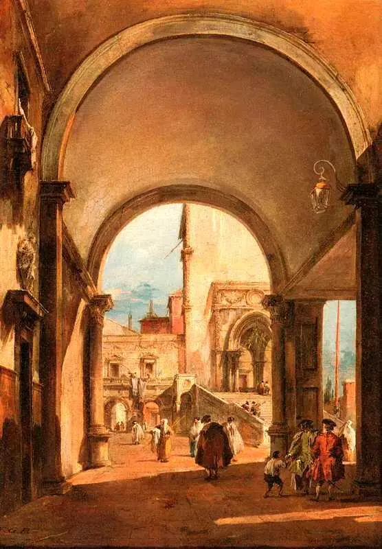 Ф Гварди Архитектурная фантазия ок 17701780 Национальная галерея - фото 34