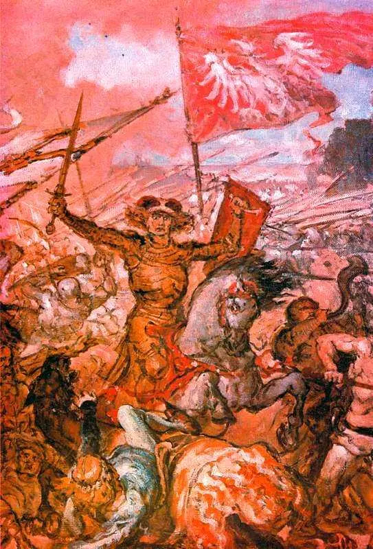 Я Матейко Битва под Грюнвальдом Фрагмент эскиза 1878 Национальный музей - фото 65