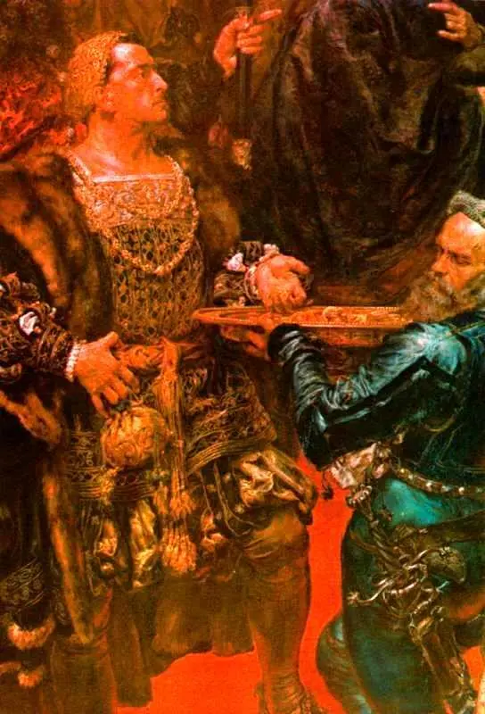 Я Матейко Присяга Пруссии на верность Польше Фрагмент 1882 Национальный - фото 66