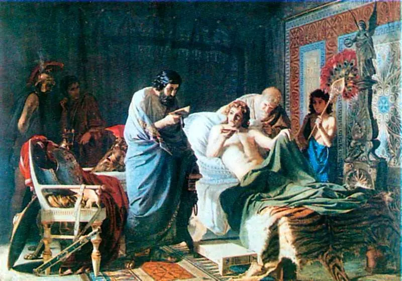 Г И Семирадский Доверие Александра Македонского к врачу Филиппу 1870 - фото 85