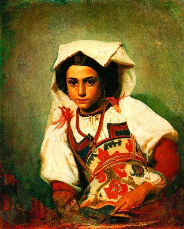 П П Чистяков Джованнина Портрет девочкиитальянки 1863 Музей - фото 88