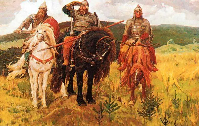 В М Васнецов Богатыри 18811898 Третьяковская галерея Москва Занимаясь - фото 123