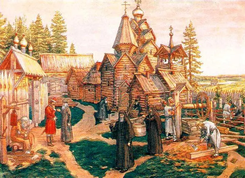 А М Васнецов Монастырь в Московской Руси издание И Кнебеля Москва - фото 126