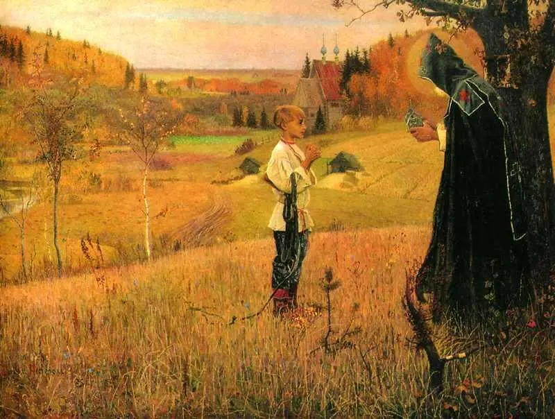 М В Нестеров Видение отроку Варфоломею 18891890 Третьяковская галерея - фото 145
