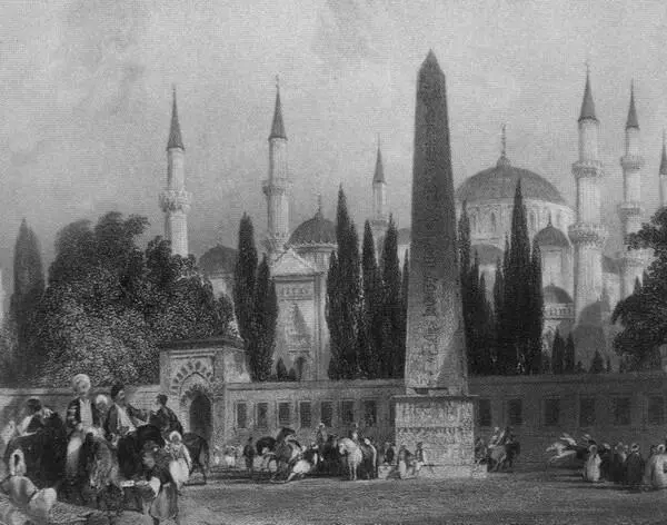 Мечеть СултанАхмет Голубая мечеть Художник Т Аллам Константинополь - фото 10