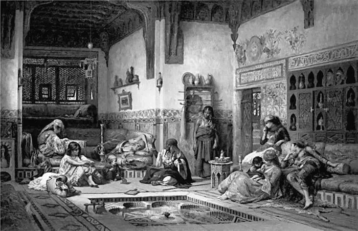 Нубийская рассказчица в гареме Художник Фредерик Артур Бриджмен Посему многим - фото 62
