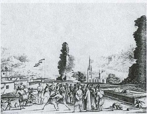 Алушта 1840е годы Литография Ф Гросса Вид горы Аюдаг и Гурзуфа 1830е - фото 73