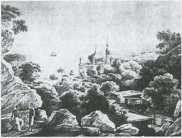 Алупка 1830е годы Исленьев с оригинала НГ Чернецова Графиня ЕК - фото 77