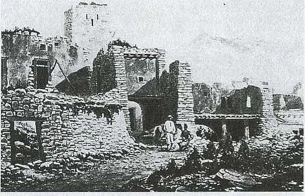 Сакля Шамиля в Гукибе ИН Занковский Тифлис Литография 1820е годы КП - фото 88