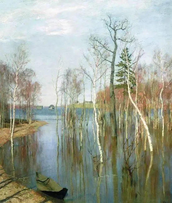 И Левитан Весна Большая вода1897 Сейчас трудно поверить что появление - фото 108