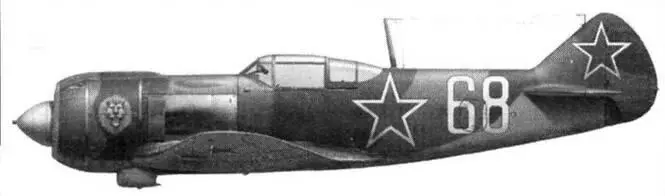 21 Ла5ФН с бортовым номером 68 белого цвета старшего лейтенанта Георгия - фото 147