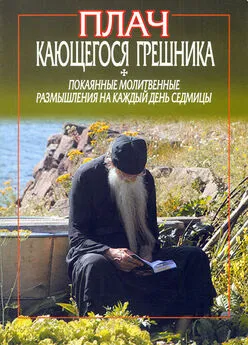 Фикара Афонский - Плач кающегося грешника. Покаянные молитвенные размышления на каждый день седмицы