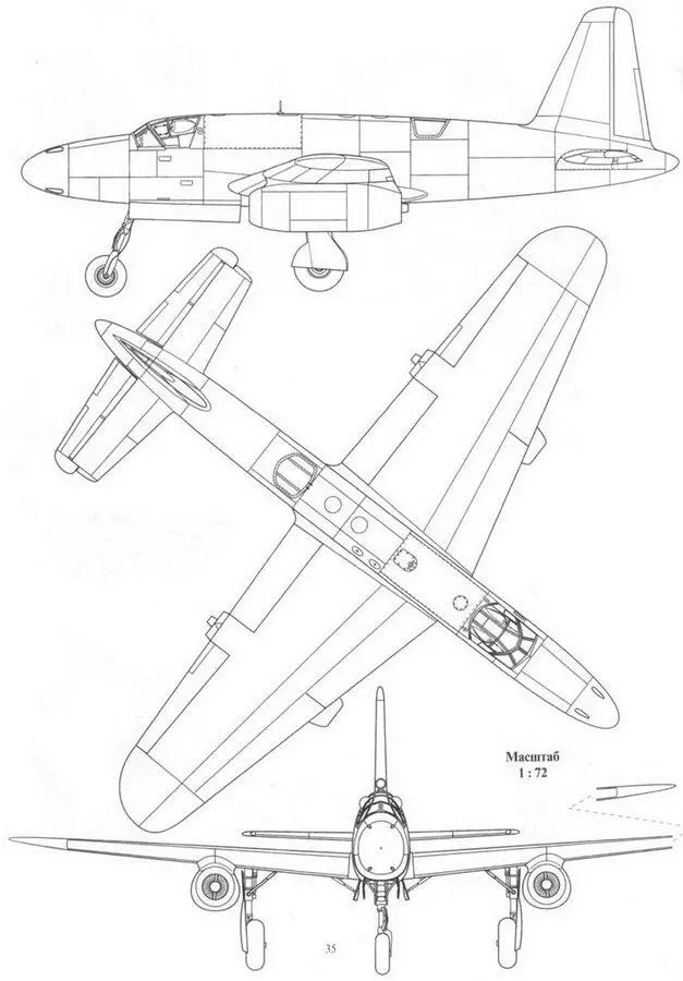 Dornier P256101 проект реактивного ночного истребителя на базе истребителя - фото 32