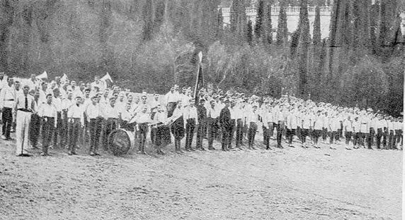 Марш 1930 года коммунары в Ялте Строй коммунаров в Сочи 1931 Марши - фото 24