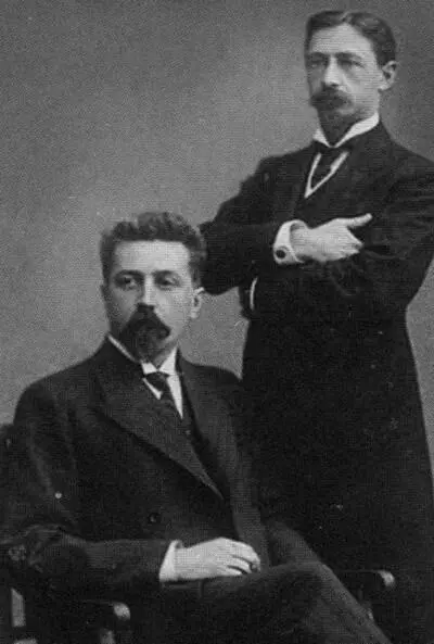 Николай Телешов и Иван Бунин Дмитрий МаминСибиряк Леонид Андреев и М - фото 13