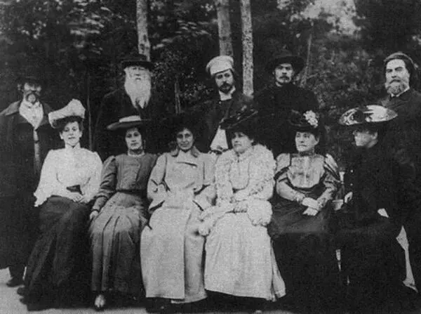 Андреев и Горький в гостях у И Репина в усадьбе Пенаты 1904 г Старший сын - фото 20