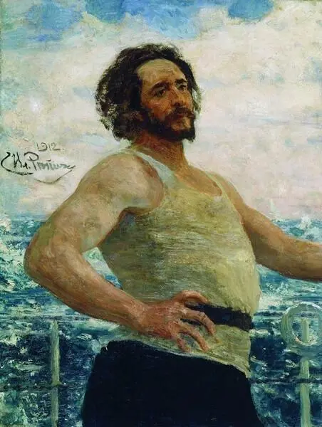 Еще один репинский портрет Леонида Андреева написанный в 1912 году Лев - фото 36